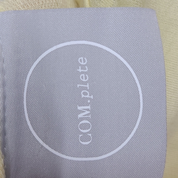 Twist Hem Soft Yellow Sweatshirt - Picture 5 of 9